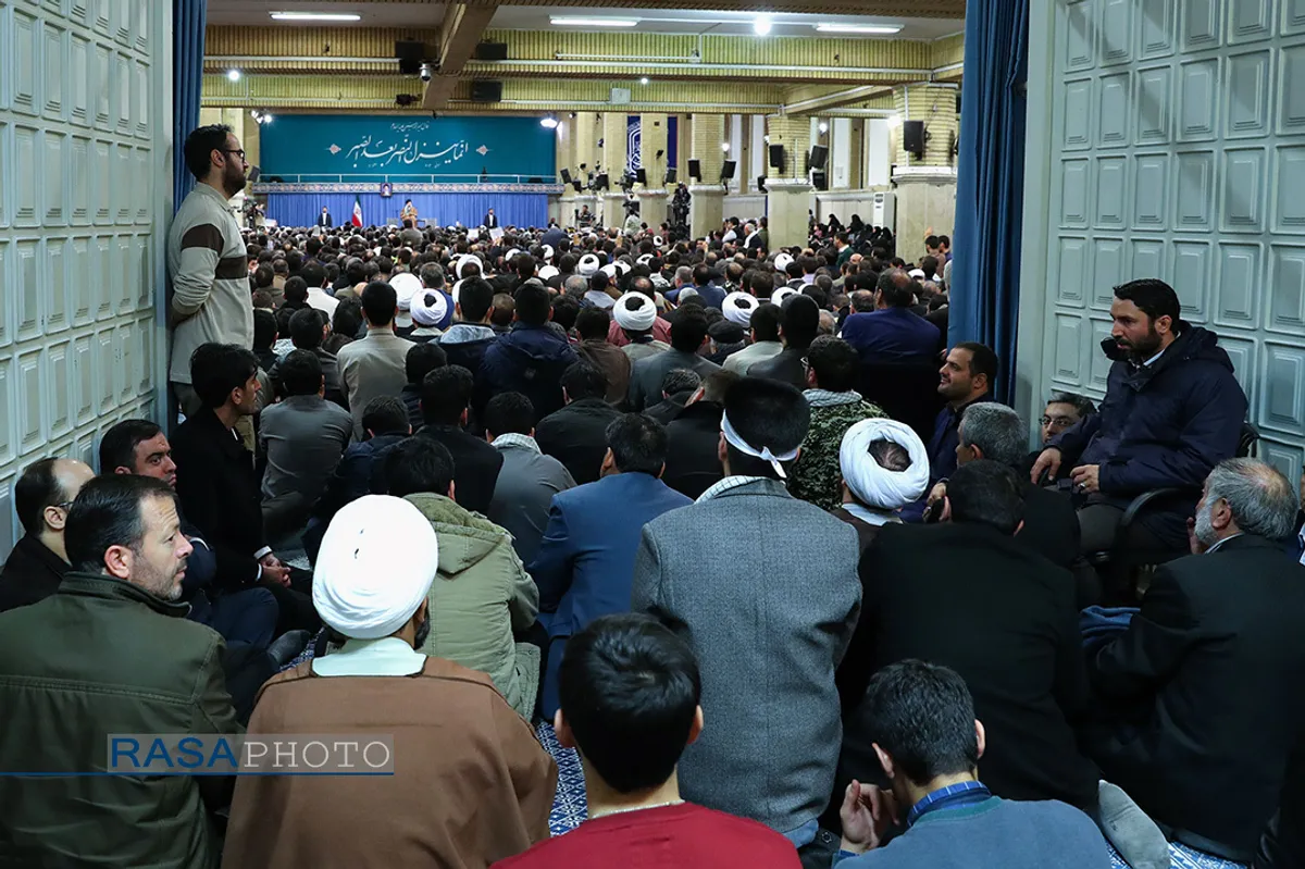 دیدار مردم آذربایجان شرقی مقام معظم رهبری