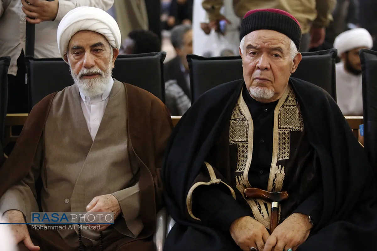 مراسم بزرگداشت علامه سید جعفر مرتضی عاملی در حرم حضرت معصومه (س) از طرف رهبر انقلاب