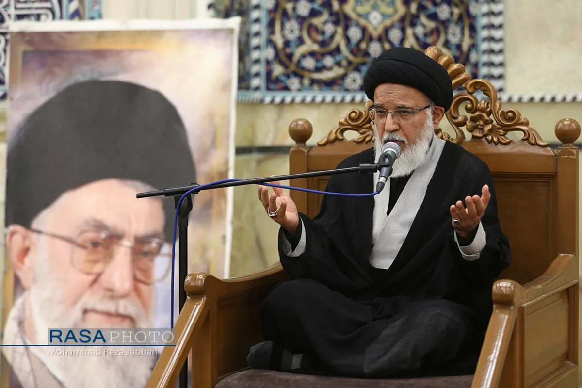 مراسم ختم آیت الله فاطمی&zwnj;نیا در مسجد اعظم قم