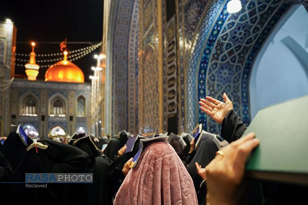 احیا شب ۲۳ ماه مبارک رمضان در حرم مطهر رضوی