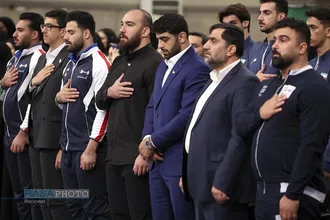 دیدار قهرمانان و مدال&zwnj;آوران ورزشی و المپیادهای علمی جهانی با رهبر انقلاب