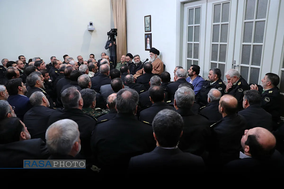 دیدار فرماندهان نیروی انتظامی با فرمانده کل قوا