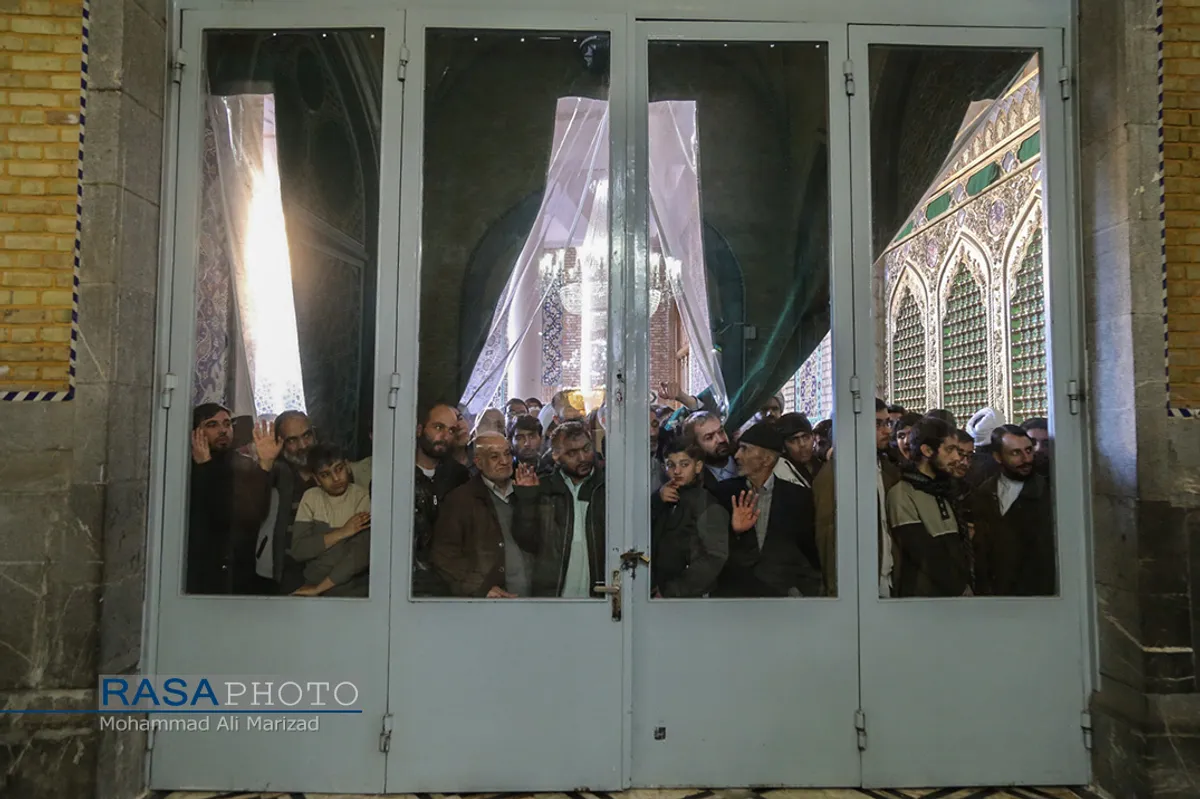 تشییع با شکوه مرحوم آیت الله هاشمی شاهرودی در قم