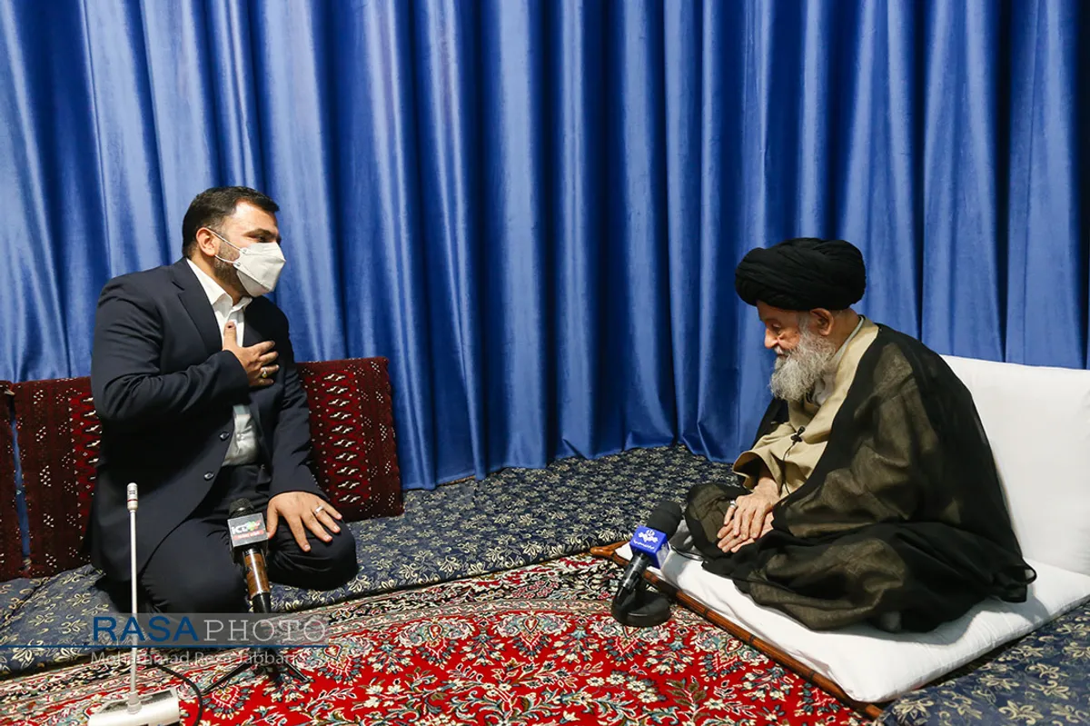 دیدار وزیر ارتباطات و فناوری اطلاعات با مراجع تقلید و علما قم&lrm;&lrm;