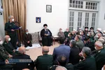دیدار جمعی از فرماندهان ارشد نیرو&zwnj;های مسلح با فرمانده کل قوا
