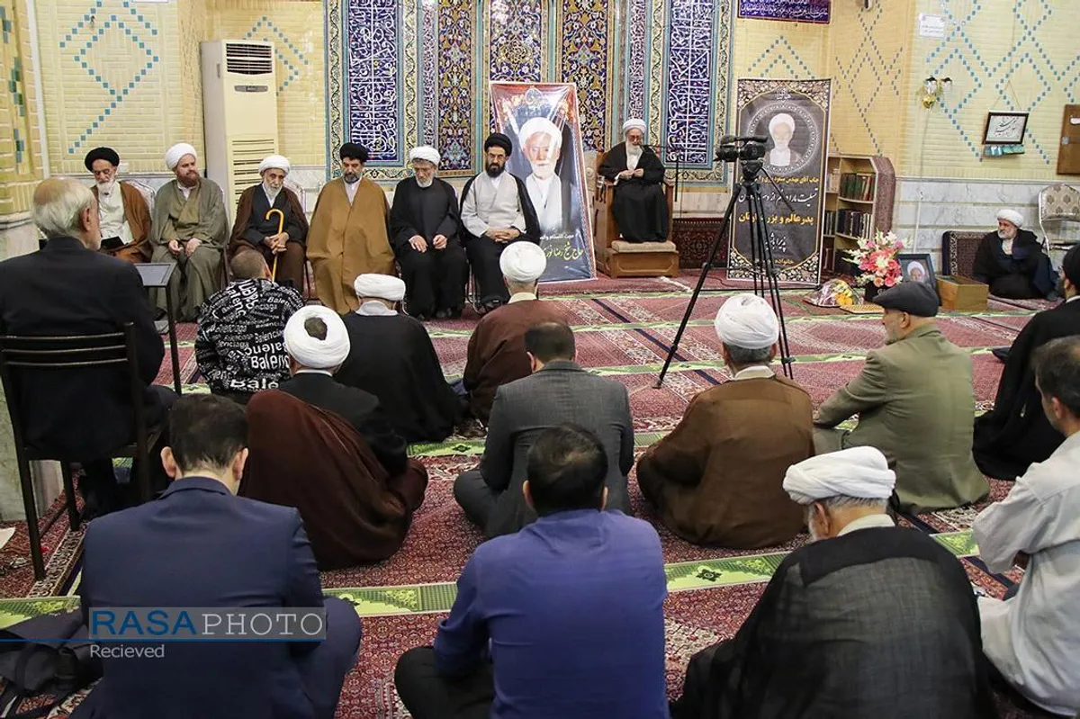 مراسم چهلمین روز درگذشت حجت الاسلام رضا نوری همدانی