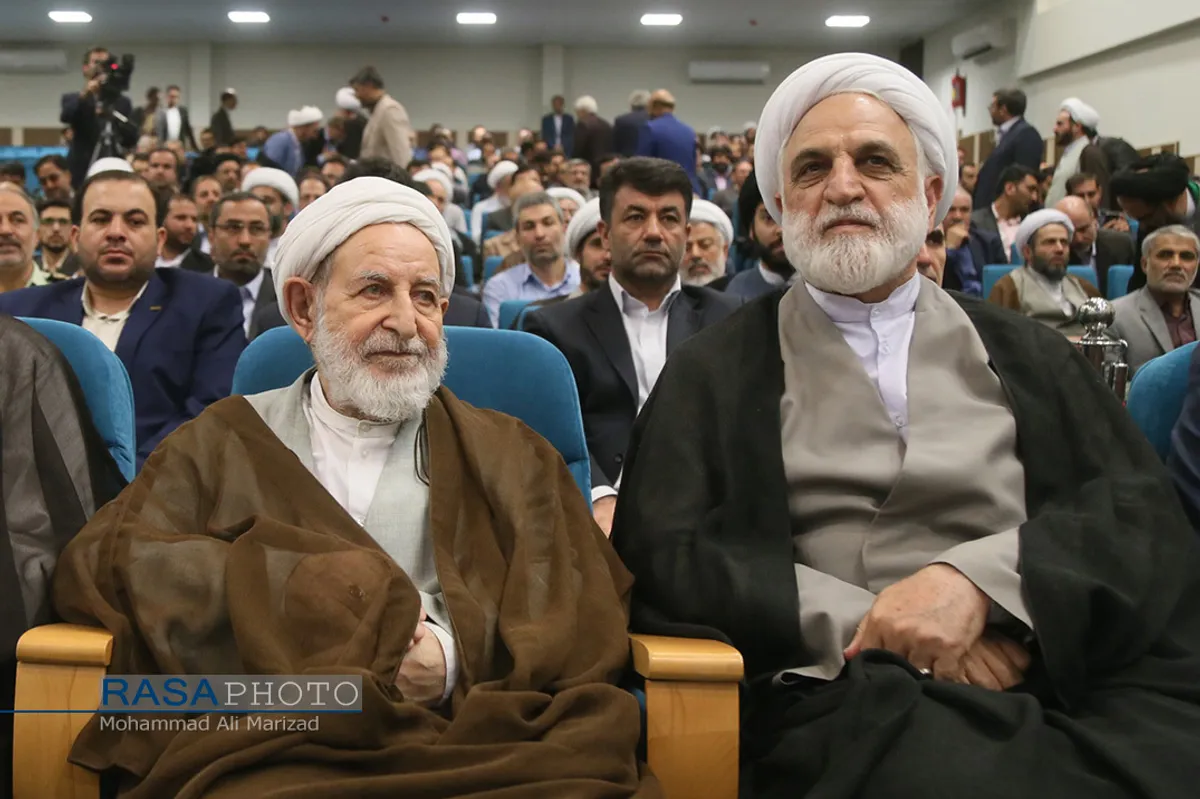 مراسم تکریم و معارفه رئیس کل دادگستری استان قم