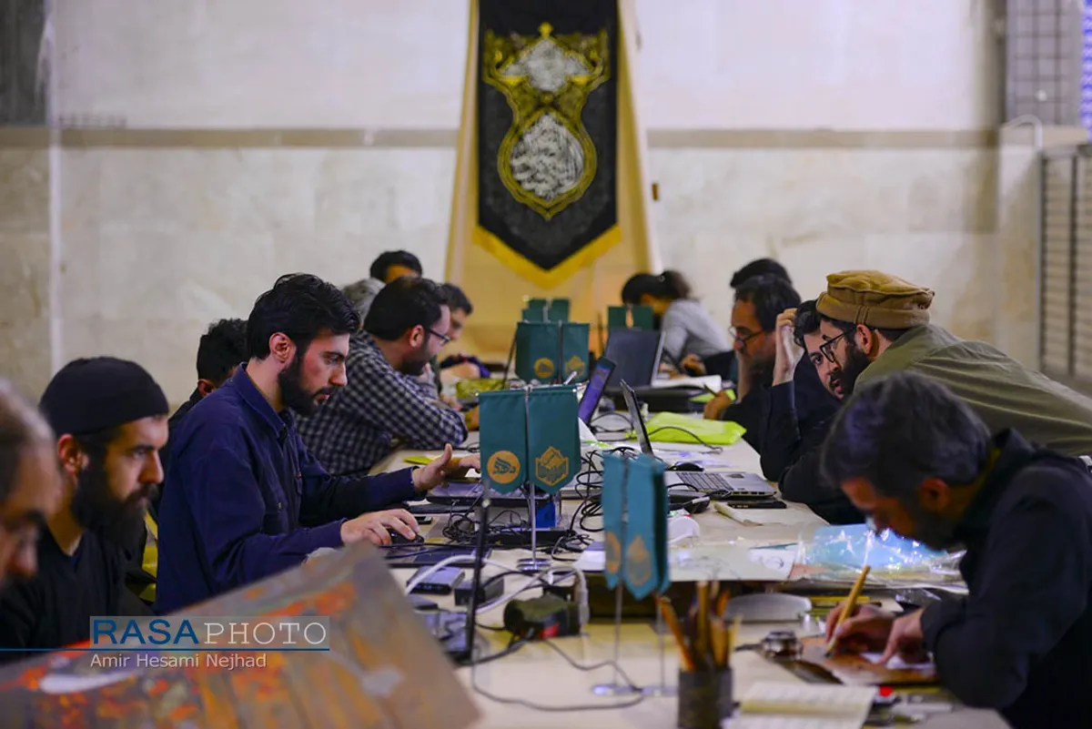 آغاز به کار کارگاه هنری ام&zwnj;المقاومه در نجف اشرف
