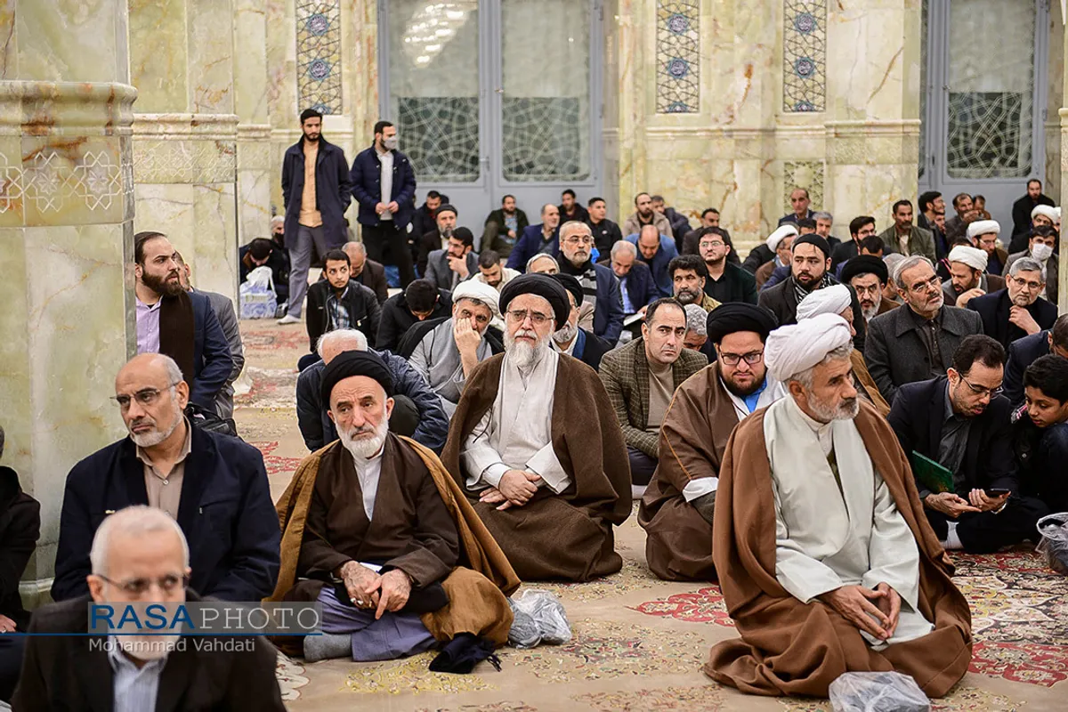 مراسم ختم همسر شهید آیت&zwnj;الله مطهری در قم