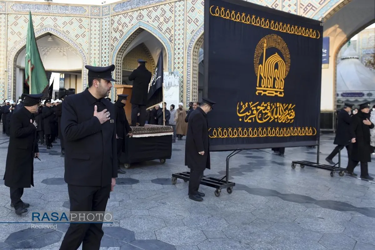 عزاداری روز شهادت حضرت امام موسی بن جعفر (علیه&zwnj;السلام) در حرم مطهر رضوی