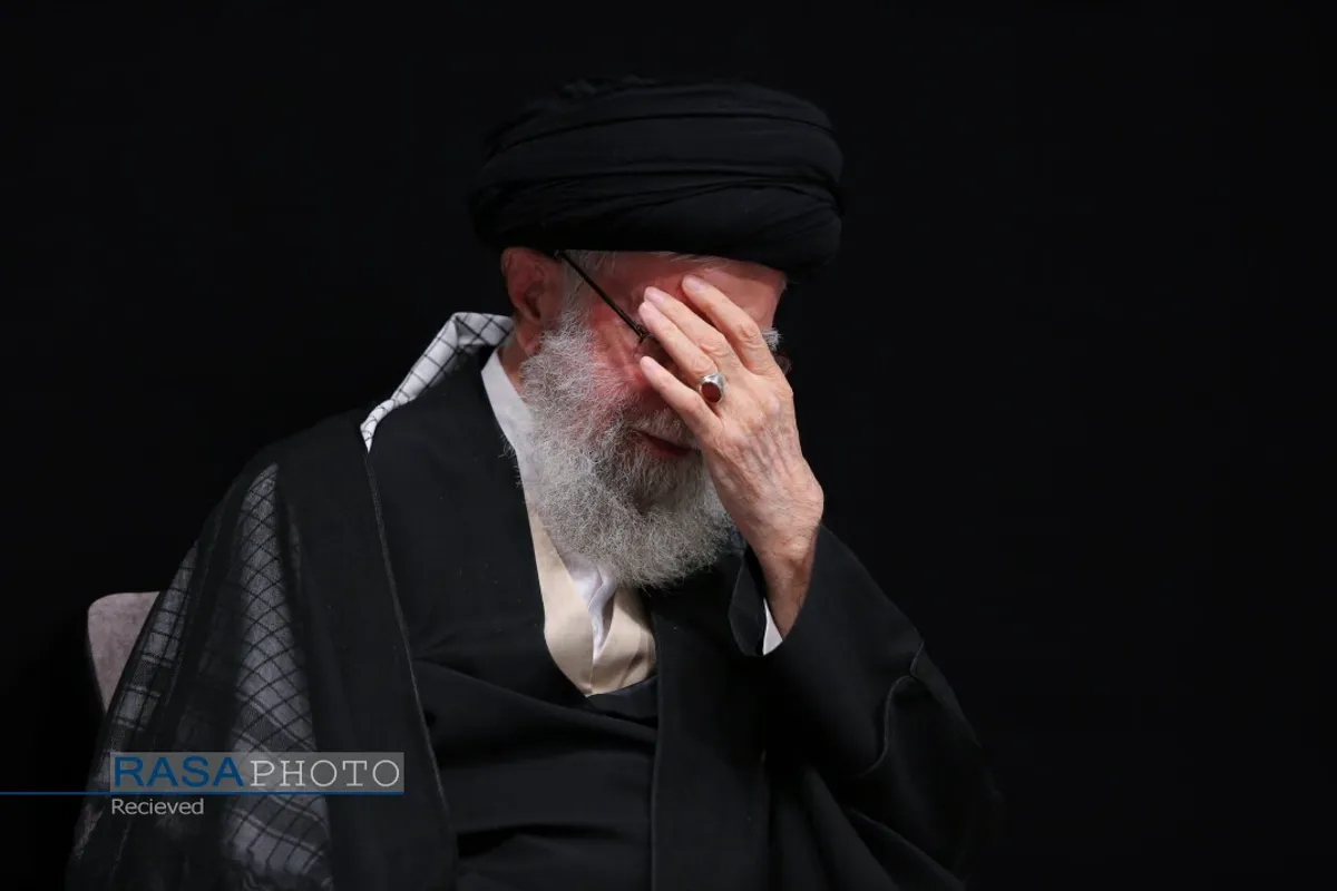 مراسم عزاداری روز اربعین هیئت&zwnj;های دانشجویی در حضور رهبر انقلاب