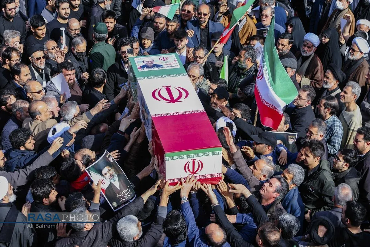 تشییع شهید دکتر علی لاریجانی در قم
