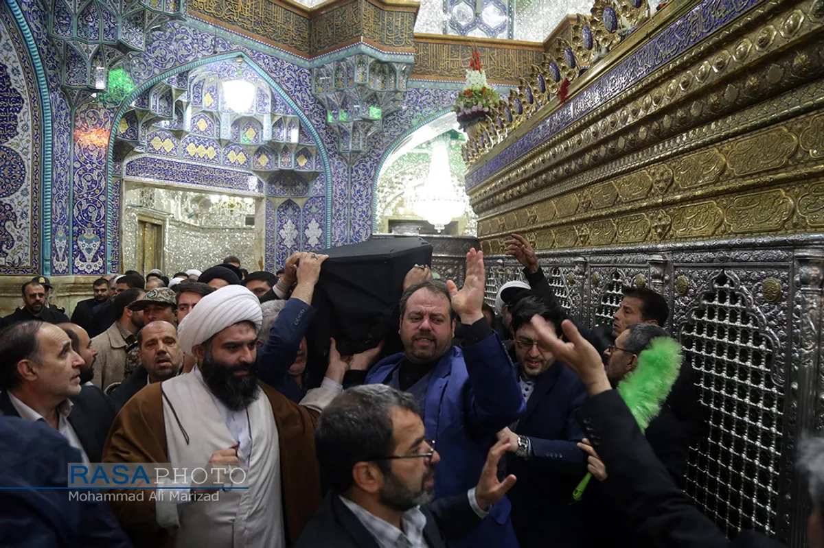 تشییع با شکوه مرحوم آیت الله هاشمی شاهرودی در قم