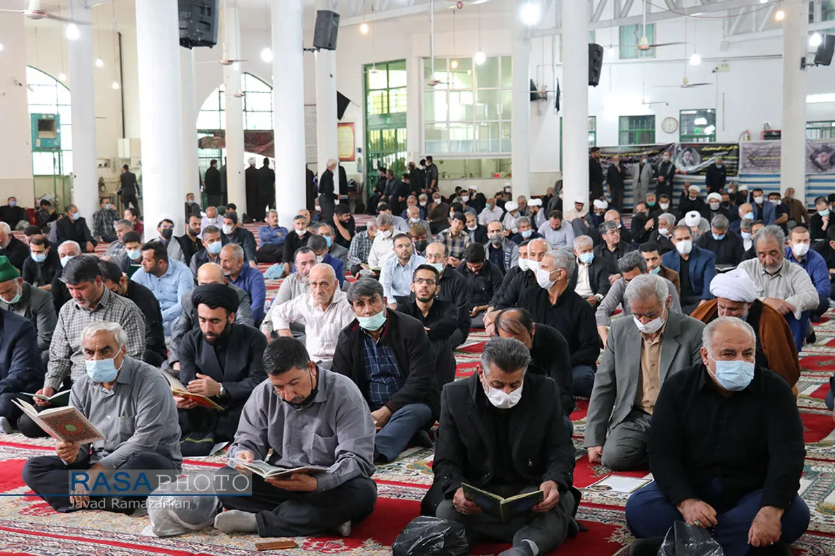 مراسم تشییع پیکر آیت الله سیدمحمود ترابی در دامغان&lrm;&lrm;