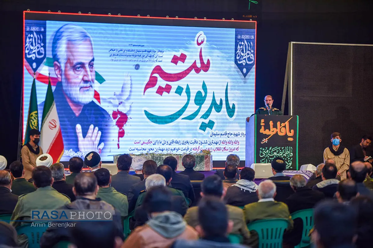 بزرگداشت دومین سالروز شهادت شهید سلیمانی در شیراز&lrm;&lrm;