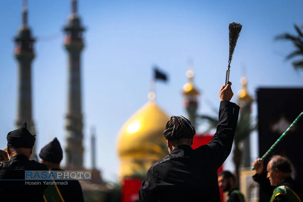 عزاداری روز شهادت حضرت امام علی بن موسی الرضا (ع) در قم