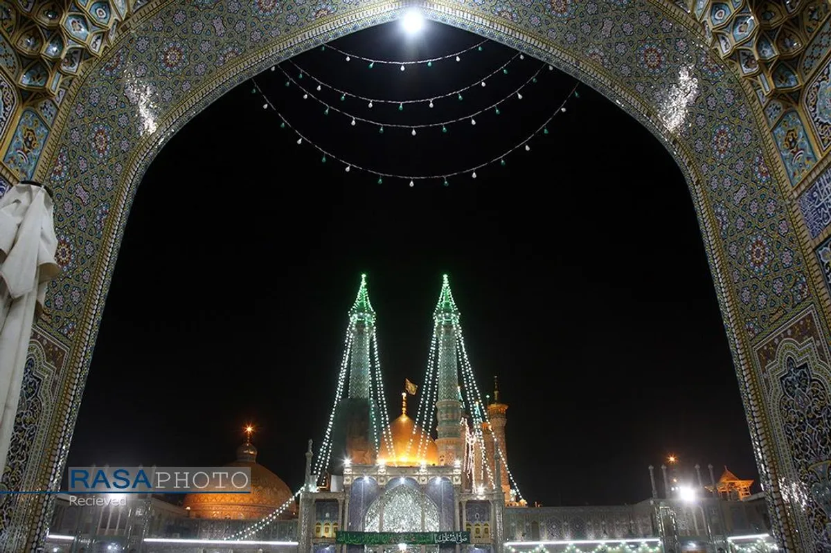 حال و هوای حرم کریمه اهلبیت (ع) در شب میلاد حضرت امام محمد باقر (علیه&zwnj;السلام)