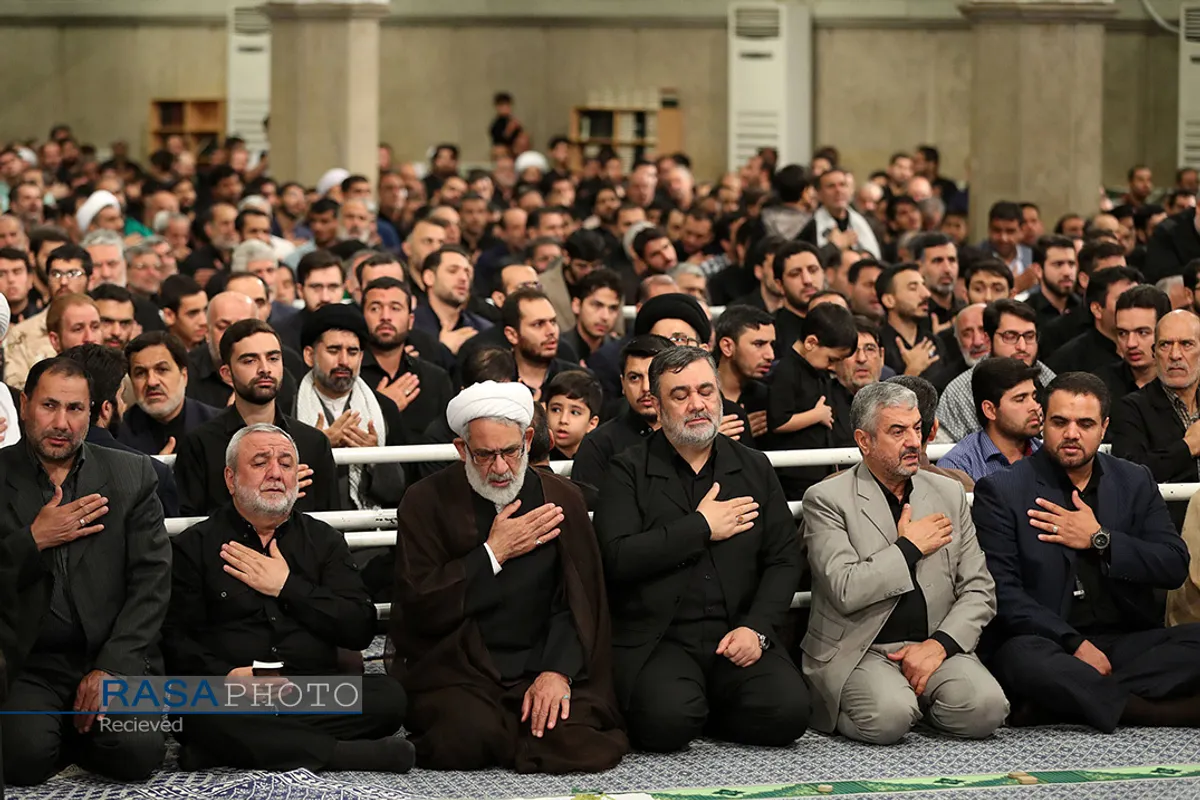 مراسم سوگواری سالروز شهادت مولای متقیان امام علی(ع) با حضور مقام معظم رهبری