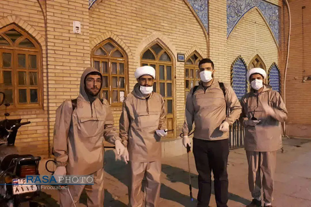 فعالیت طلاب جهادی اصفهان در مقابله با ویروس کرونا
