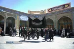 عزاداری روز شهادت حضرت امام جعفر صادق (ع) و تشییع پیکر شهید دفاع مقدس در قم
