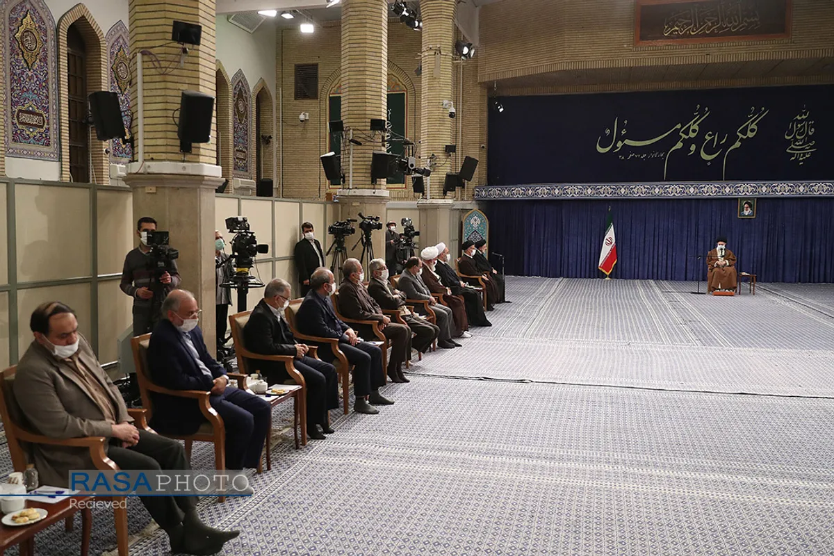 دیدار رئیس و اعضای شورای عالی انقلاب فرهنگی با رهبر معظم انقلاب