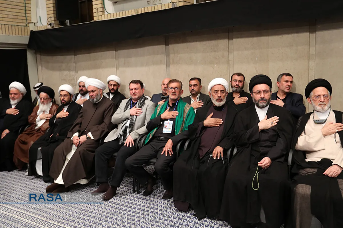 دیدار جمعی از موکب&zwnj;داران عراقی با مقام معظم رهبری