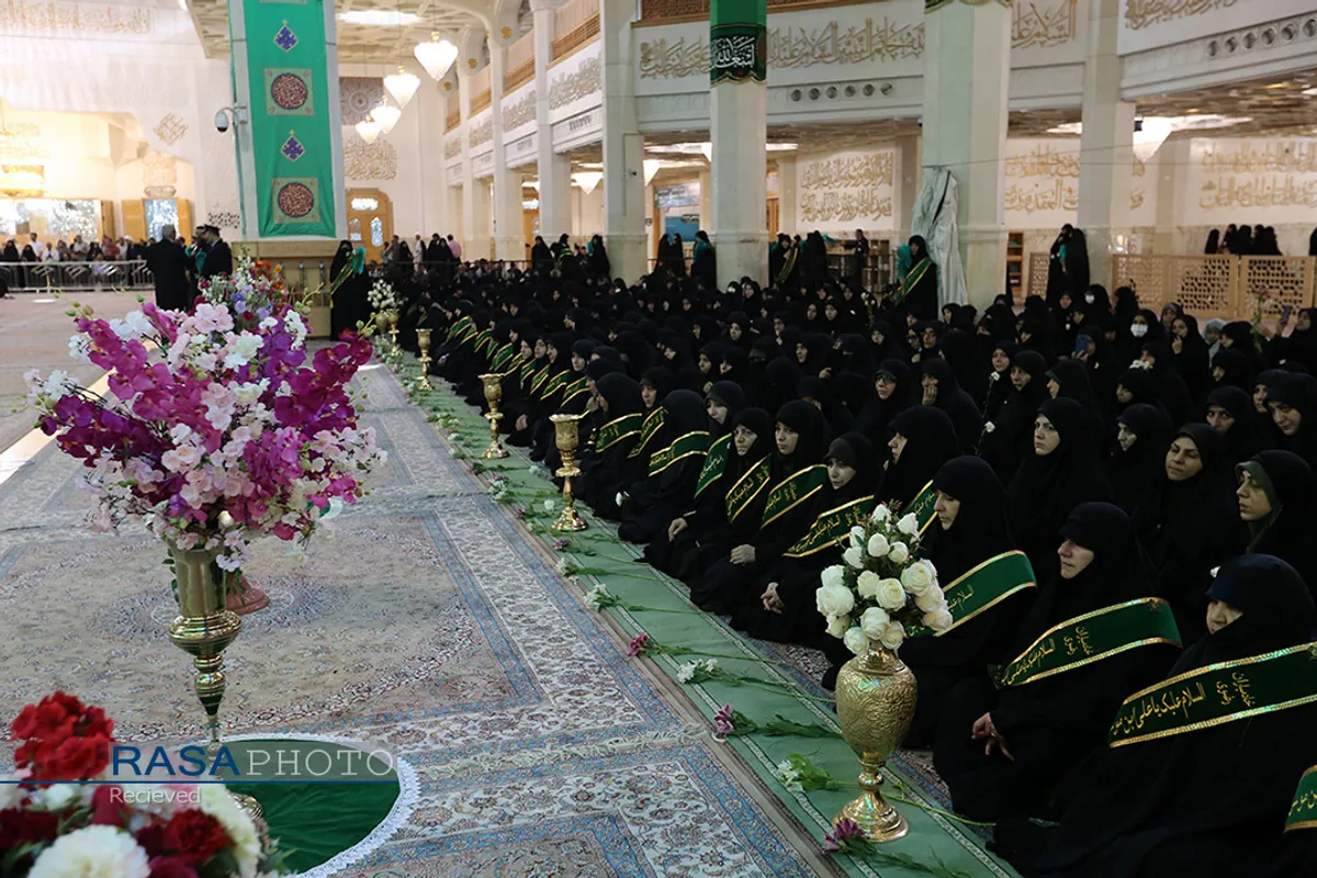 آیین آغاز جشن&zwnj;های دهه کرامت در حرم حضرت معصومه (سلام الله علیها)