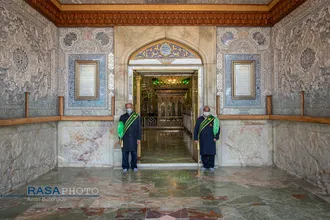 مراسم شکرانه بازگشایی حرم مطهر احمد بن موسی (ع) در شیراز&lrm;