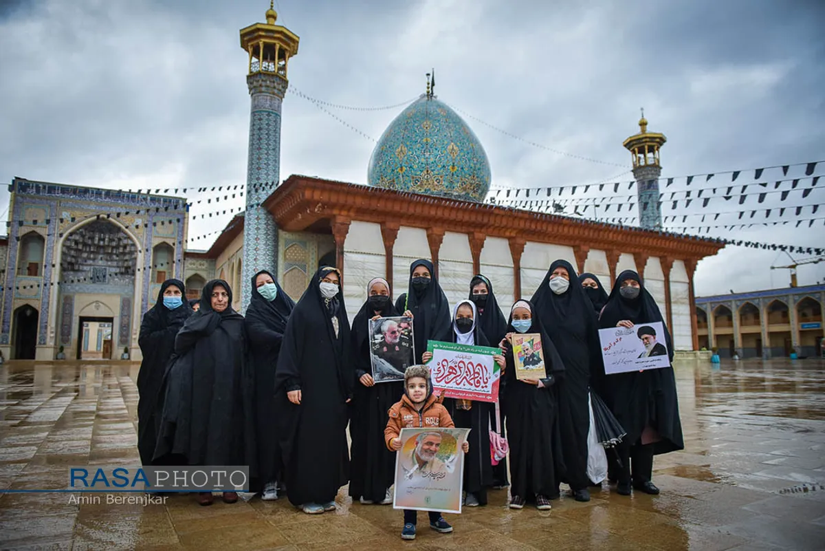 بزرگداشت دومین سالروز شهادت شهید سلیمانی در شیراز&lrm;&lrm;
