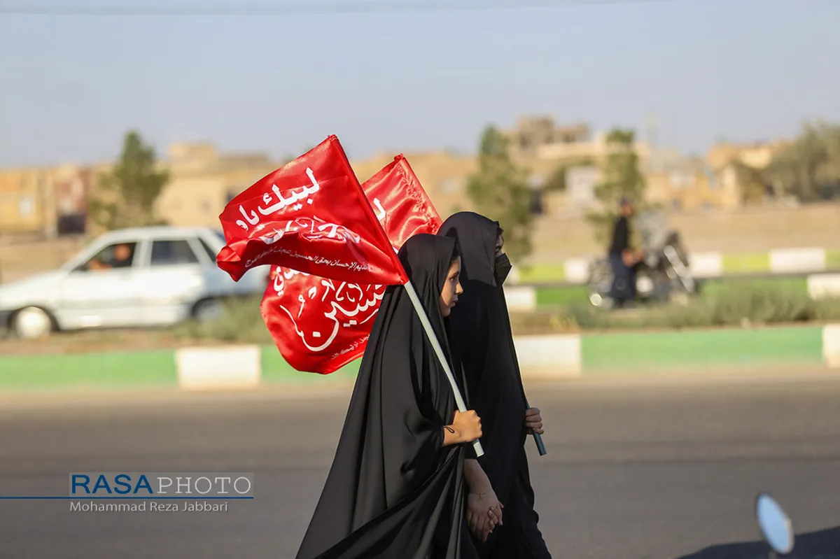 پیاده روی جاماندگان اربعین در قم