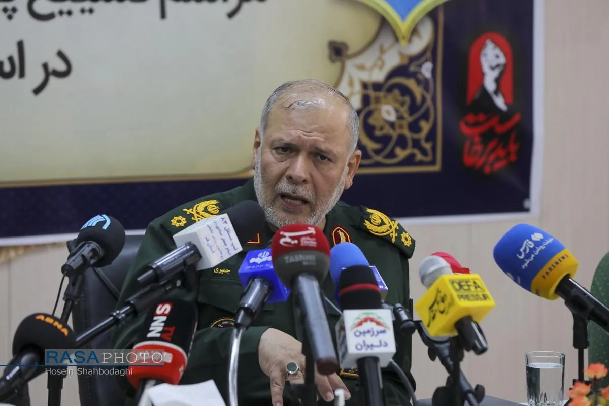 نشست خبری رئیس ستاد برگزاری مراسم تشییع امام شهید در استان قم