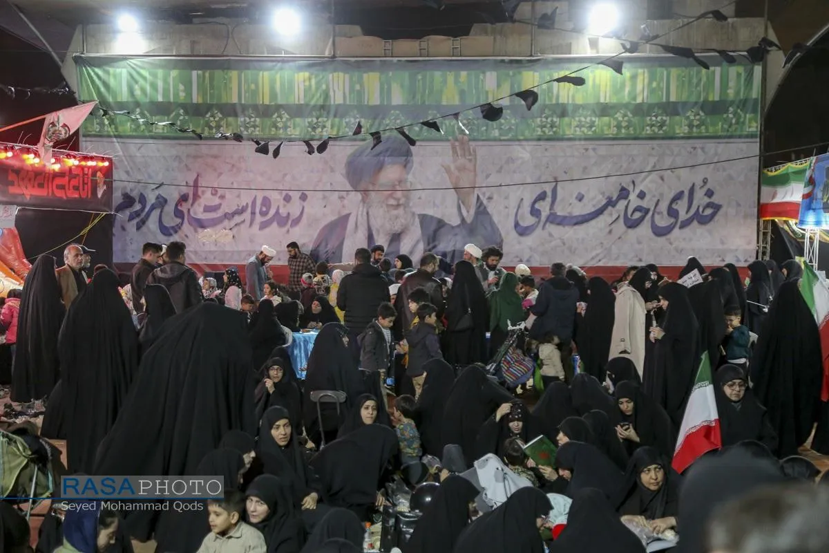 تداوم حضور مردم قم در خونخواهی رهبر شهید انقلاب