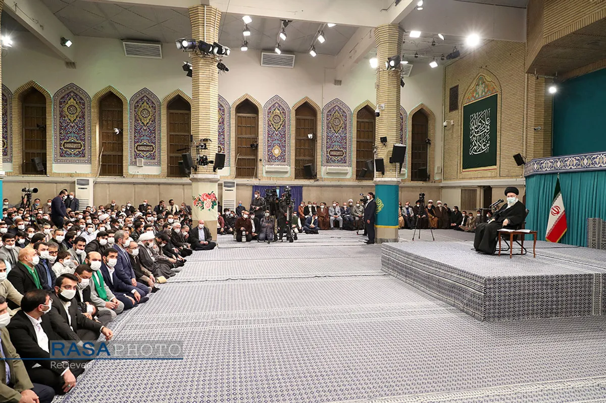دیدار مداحان اهل&zwnj;بیت (علیهم&zwnj;السلام) با مقام معظم رهبری