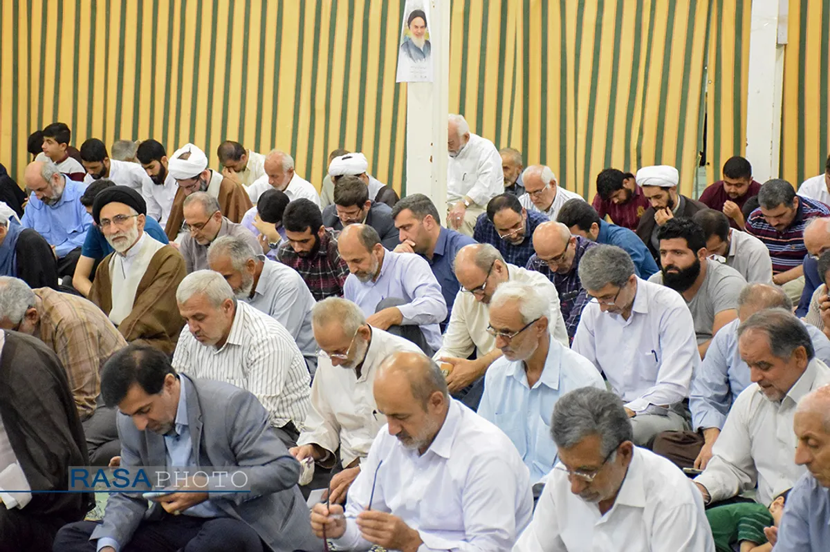 مراسم دعای عرفه در مدرسه علمیه خاتم الانبیاء بابل