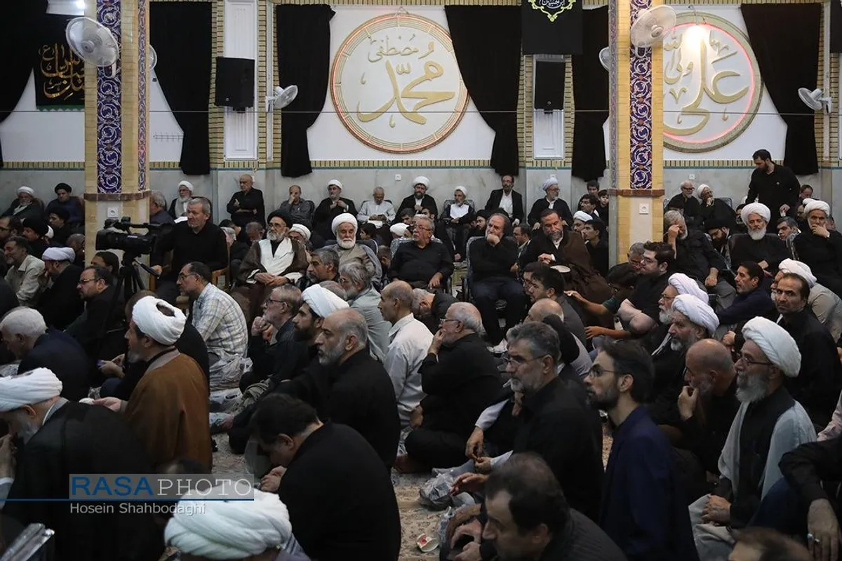 مراسم ختم همسر آیت الله شبیری زنجانی