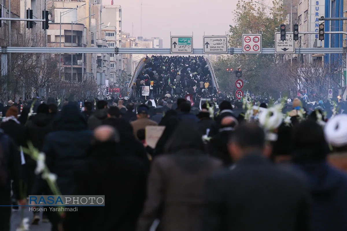 تشییع باشکوه سپهبد شهید حاج قاسم سلیمانی در تهران
