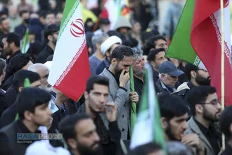 تجمع هیئات مذهبی قم به مناسبت اربعین شهادت رهبر انقلاب در حرم کریمه اهلبیت (س)