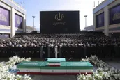 اقامه نماز بر پیکر مطهر رهبر شهید انقلاب اسلامی