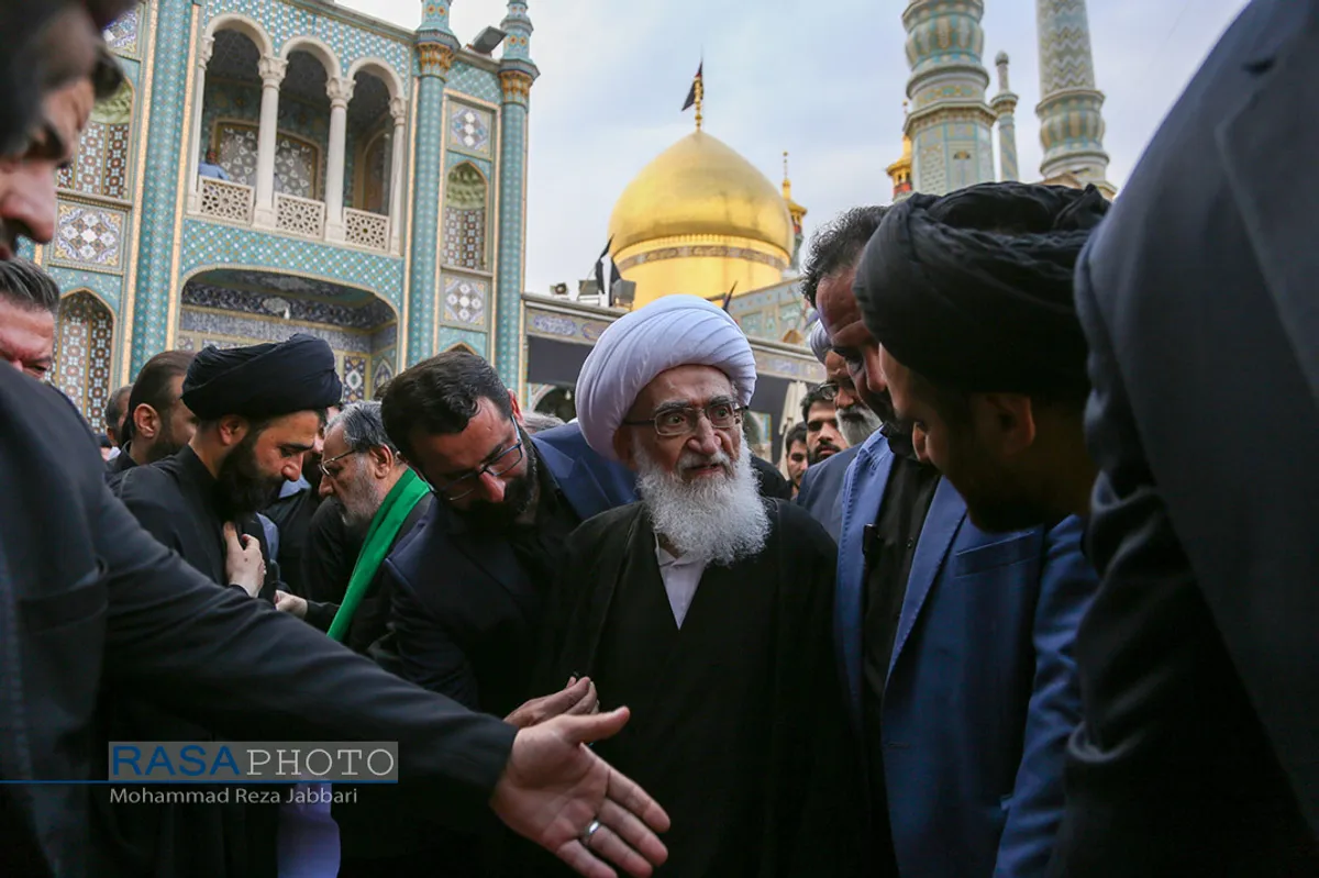 مراسم تشییع آیت الله دریاباری&lrm;&lrm;