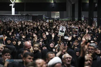 مراسم وداع با پیکر امام شهید انقلاب اسلامی در جوار حسینیه امام خمینی (ره)