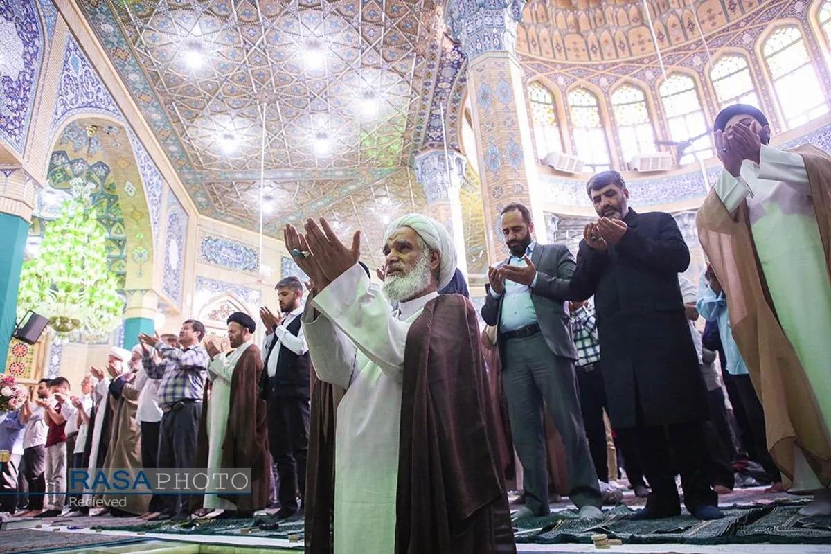 اقامه نماز عید سعید قربان در مسجد مقدس جمکران