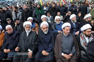 مراسم تشییع مجاهد کبیر شهید سیدحسن نصرالله و شهید سیدهاشم صفی&zwnj;الدین