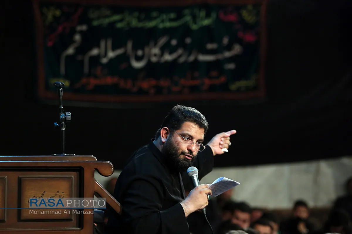 عزاداری هیئت رزمندگان اسلام در قم