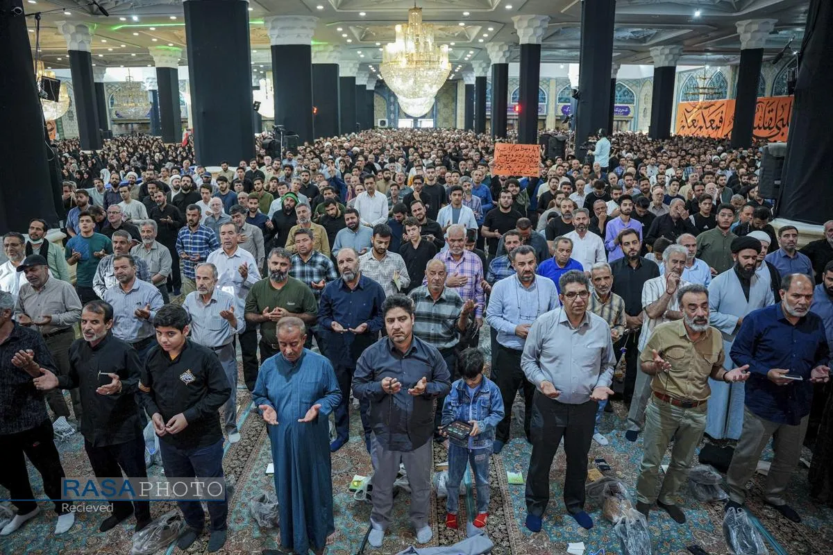 مراسم پر فیض دعای عرفه در مسجد مقدس جمکران