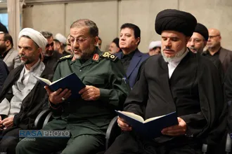 مراسم بزرگداشت رئیس&zwnj;جمهور شهید و همراهان گرامی ایشان با حضور رهبر انقلاب