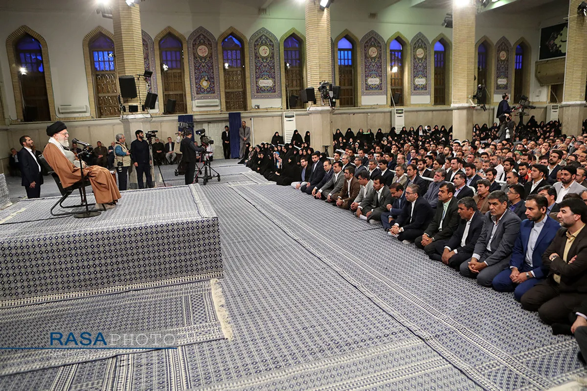 دیدار هزاران نفر از معلمان و فرهنگیان به&zwnj;مناسبت روز معلم با رهبر انقلاب