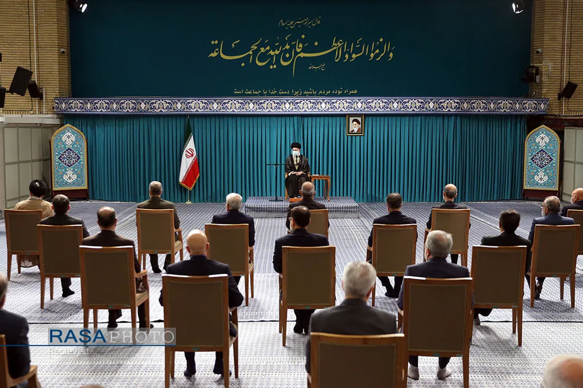 دیدار رئیس&zwnj;جمهور و اعضای هیئت دولت با مقام معظم رهبری