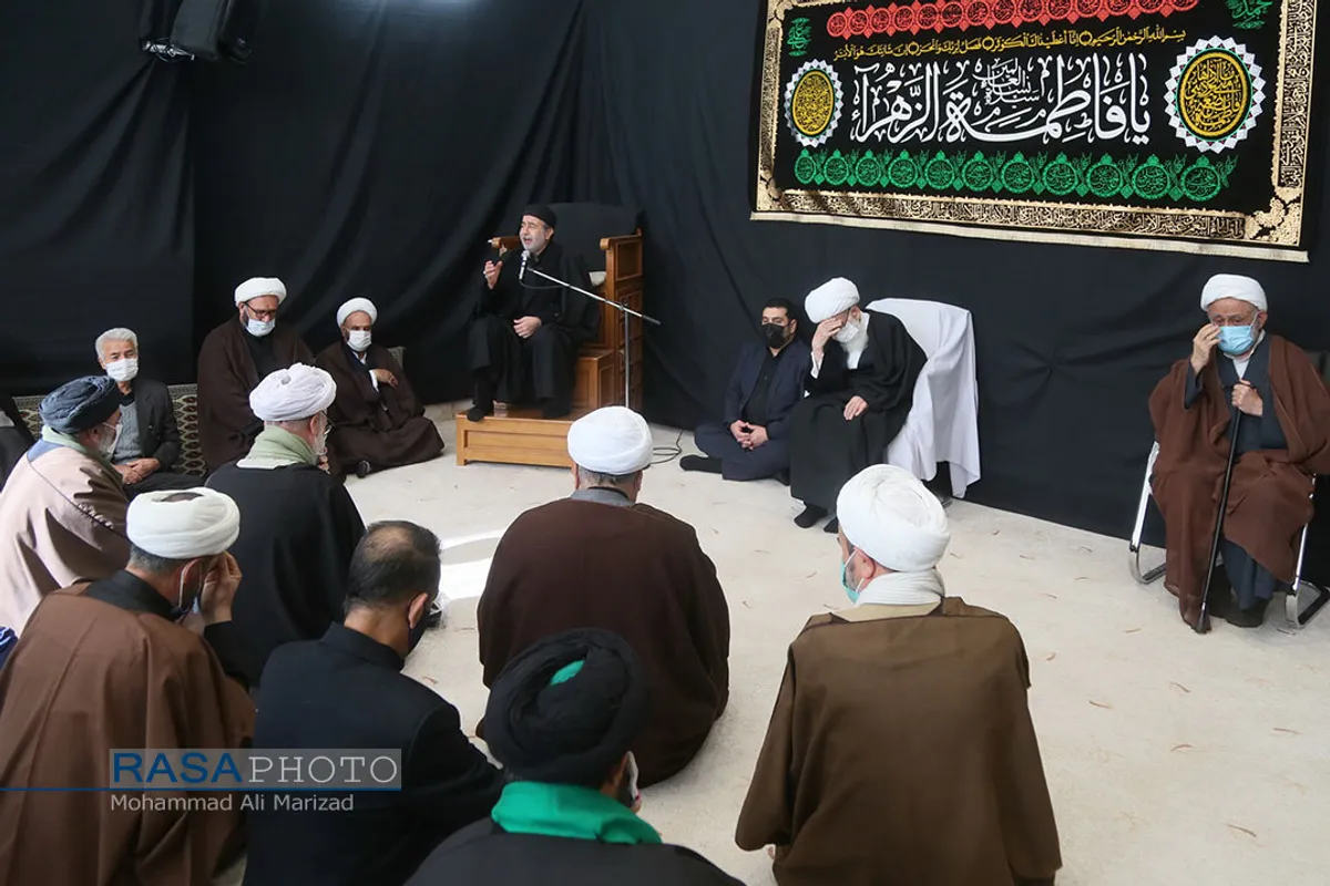 عزاداری روز شهادت حضرت صدیقه کبری (سلام&zwnj;الله&zwnj;علیها) در بیوت مراجع تقلید