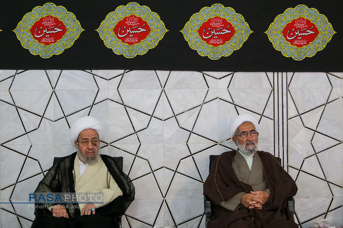 مراسم سوگواری حضرت اباعبدالله&zwnj;الحسین(ع) در هیئت ثارالله قم&lrm;