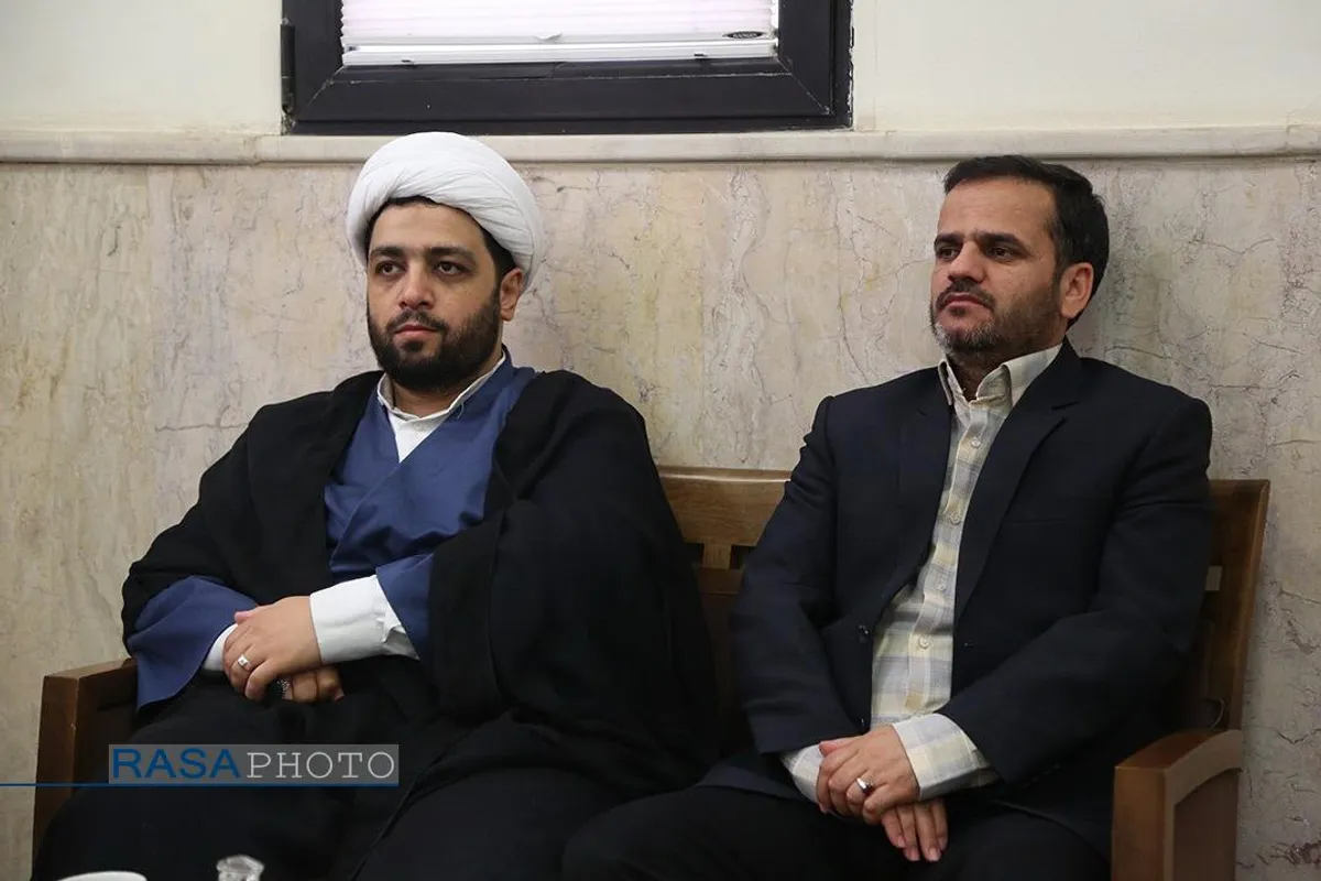 دیدار حجت الاسلام محمدمهدی محققی مدیرعامل رسا با حجت الاسلام سید ابوالحسن حسن&zwnj;زاده نماینده مردم خوزستان در مجلس خبرگان رهبری